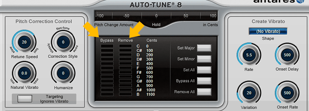 Auto-Tune-8の使い方-Remove/Bypass