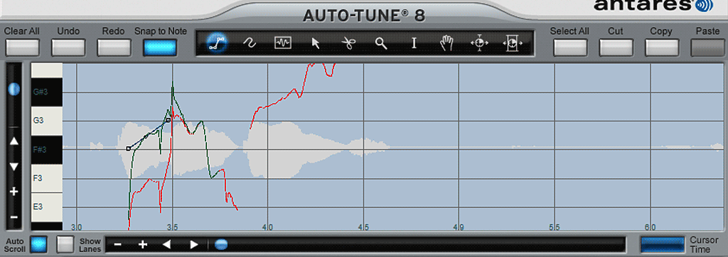 Auto-Tune-8の使い方-ピッチ補正曲線