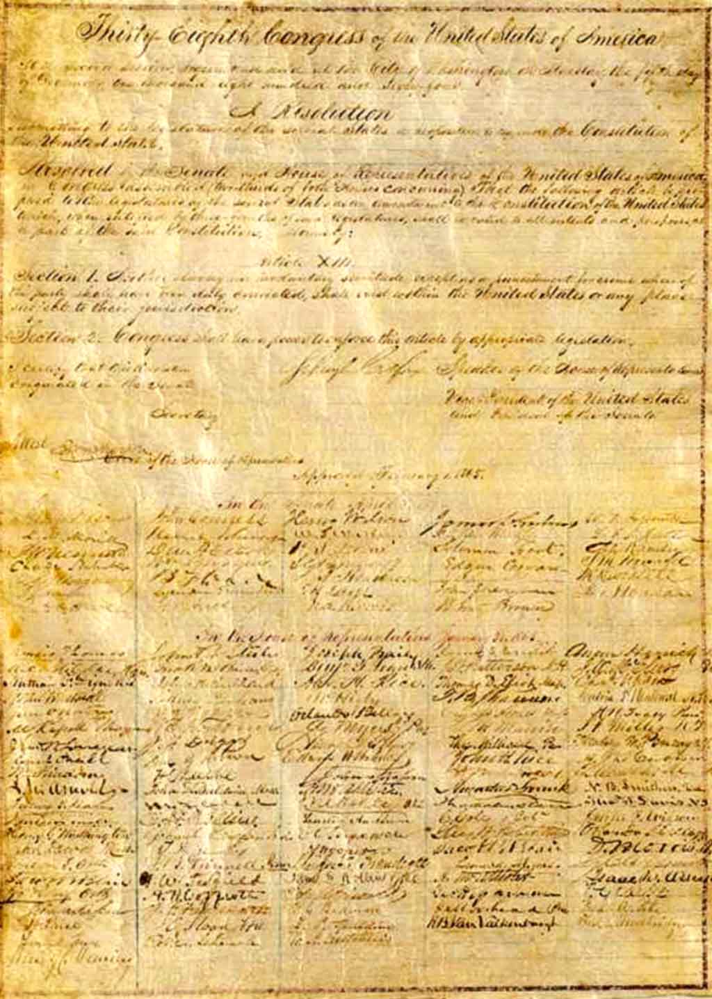 憲法修正第１３条