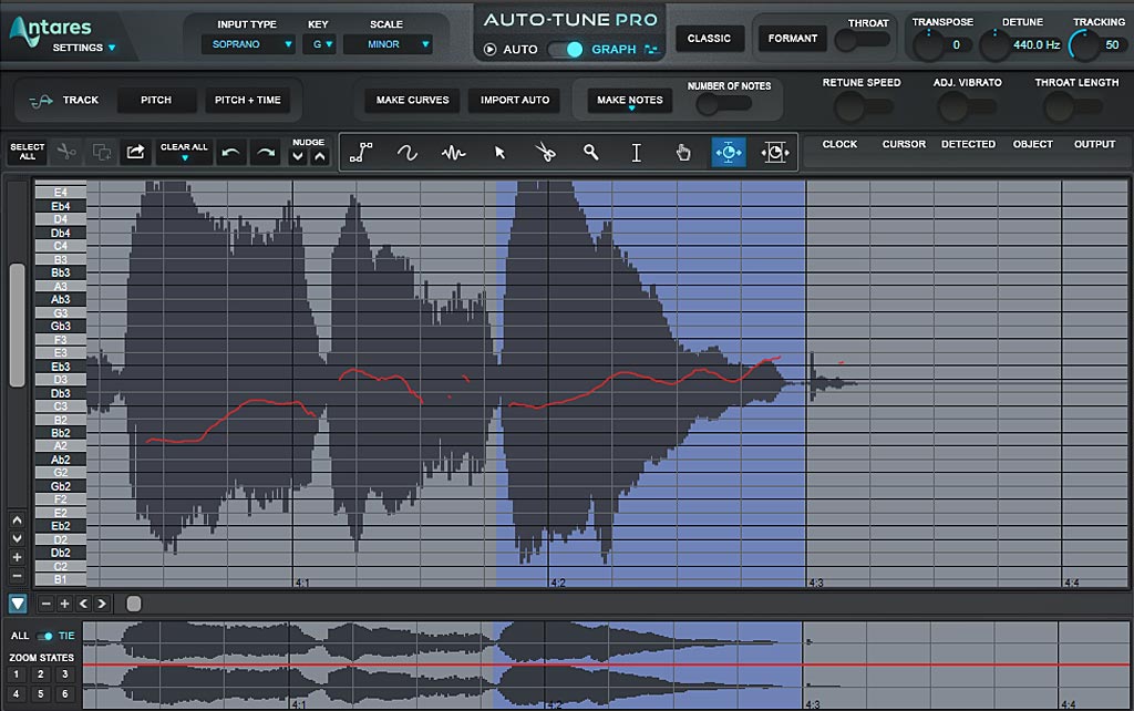 Move Point によるボーカル修正